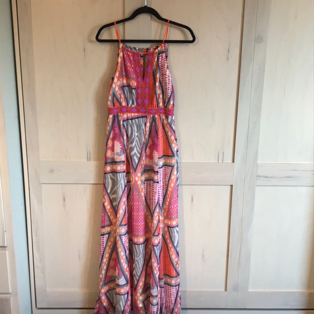 H&M Beaded Maxi Dress